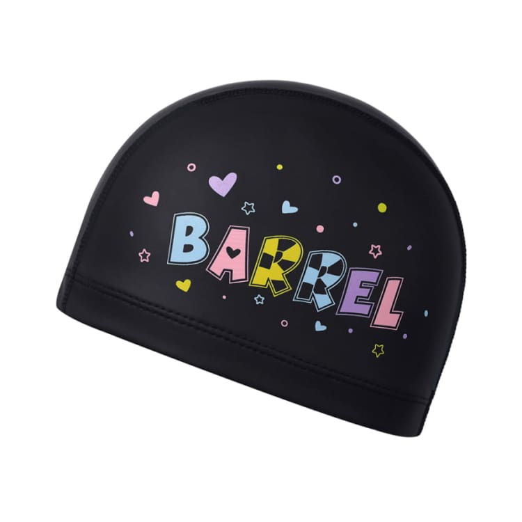 Barrel Candy Silicone Coating Swim Cap - BLACK - Barrel / Black / ON - Swim Caps | BARREL HK