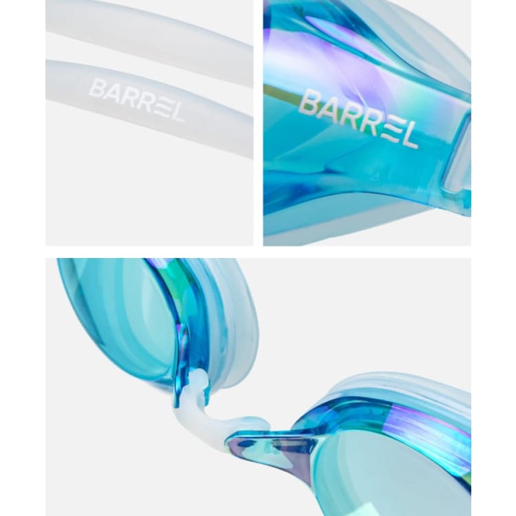 Barrel Glide Mirror Swim Goggle-BLUE/WHITE - Barrel / Blue/White / OSFA - Swim Goggles | BARREL HK