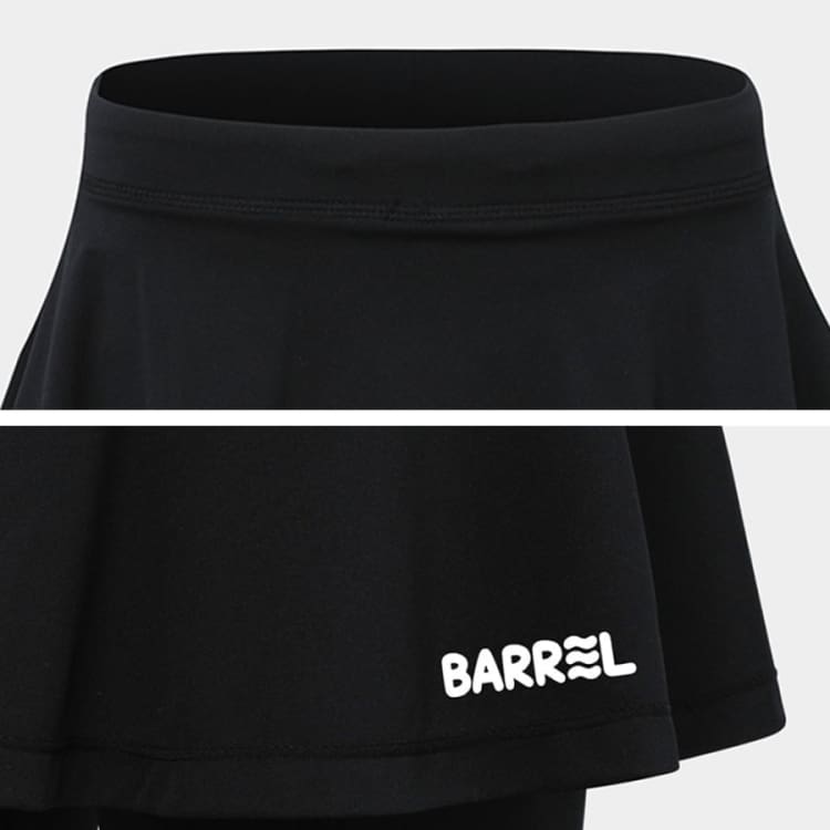 Barrel Kids Essential Half Leggings Skirt-BLACK - Swim Shorts | BARREL HK