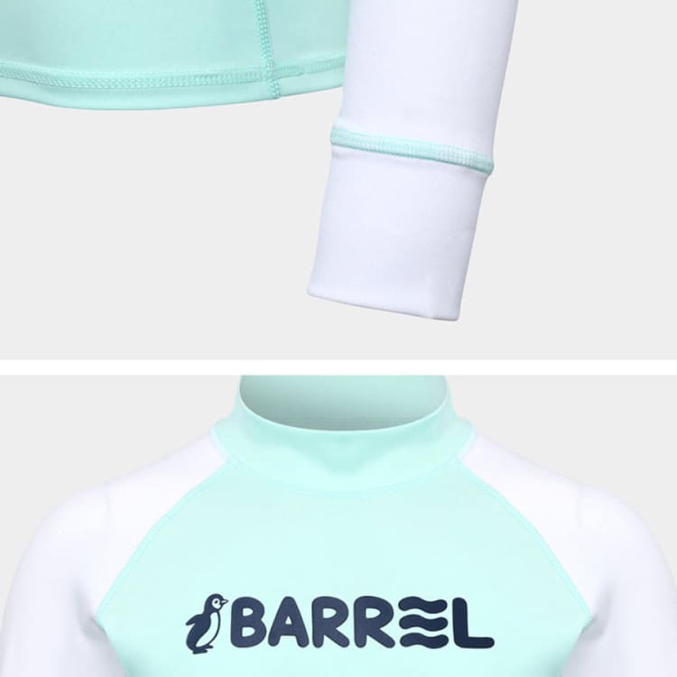 Barrel Kids Essential Rash Guard-MINT - Rashguards | BARREL HK