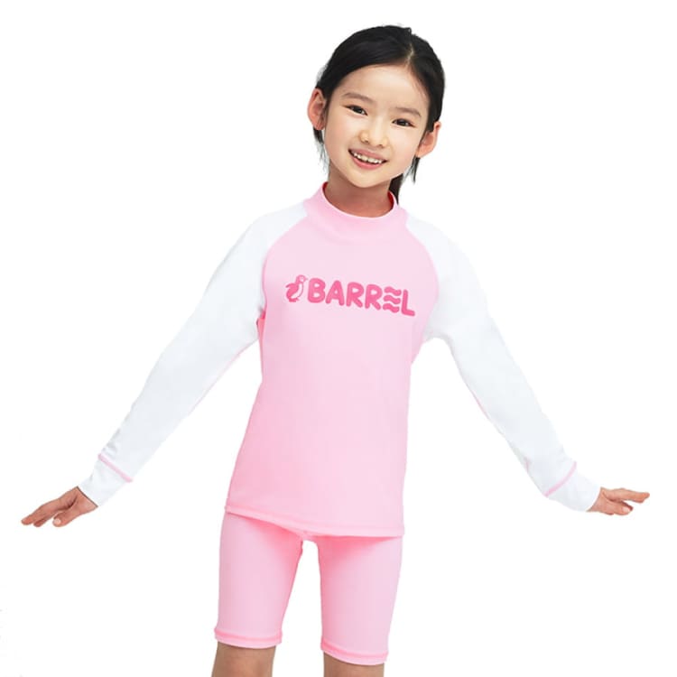 Barrel Kids Essential Rash Guard-PINK - Rashguards | BARREL HK