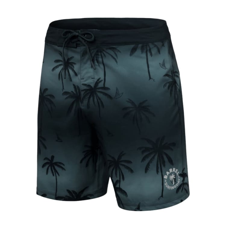Barrel Men Sunset Palm Tree Board Shorts-BLACK - Boardshorts | BARREL HK