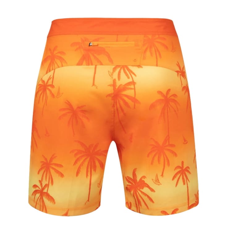 Barrel Men Sunset Palm Tree Board Shorts-ORANGE - Boardshorts | BARREL HK