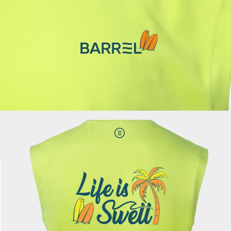 Barrel Men Tropical Sleeveless Rash Guard-GREEN - Rashguards | BARREL HK