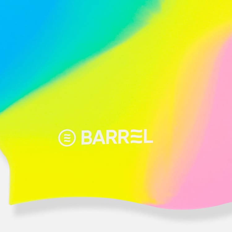 Barrel Sunrise Silicone Swim Cap - PINK - Barrel / Pink / ON - Swim Caps | BARREL HK