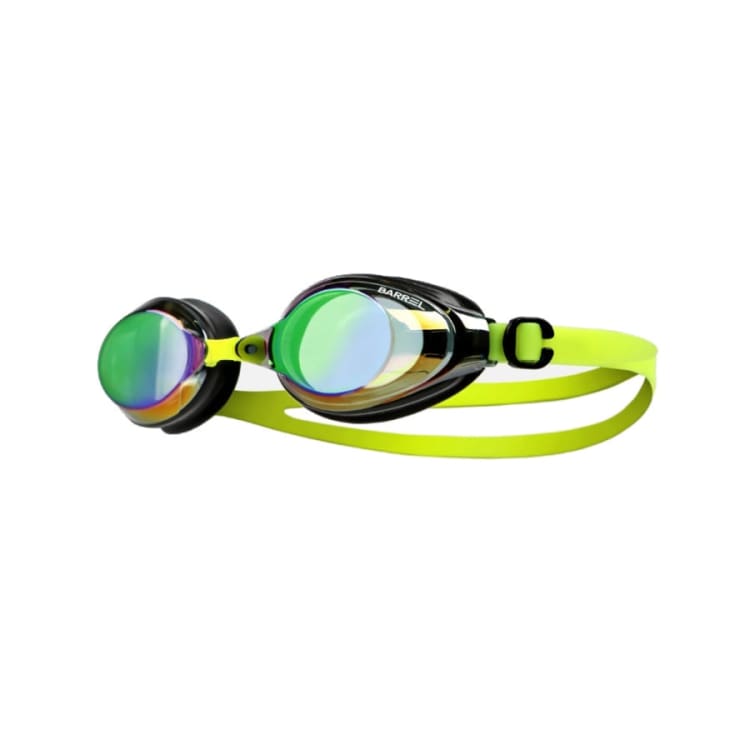 Barrel Training Mirror Swim Goggle-AQUA/YELLOW - Barrel / Aqua/Yellow / OSFA - Swim Goggles | BARREL HK