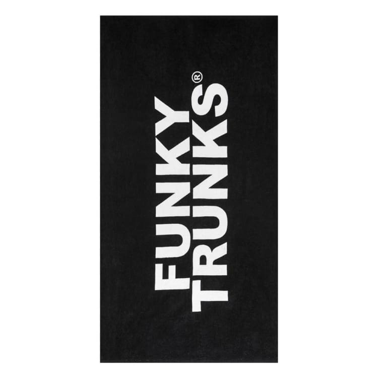 Towels & Ponchos: Funky Cotton Towel-Still Black - Funky Trunks / Still Black / ON / 2023, Accessories, Blankets & Towels, Fashion, FUNKY |