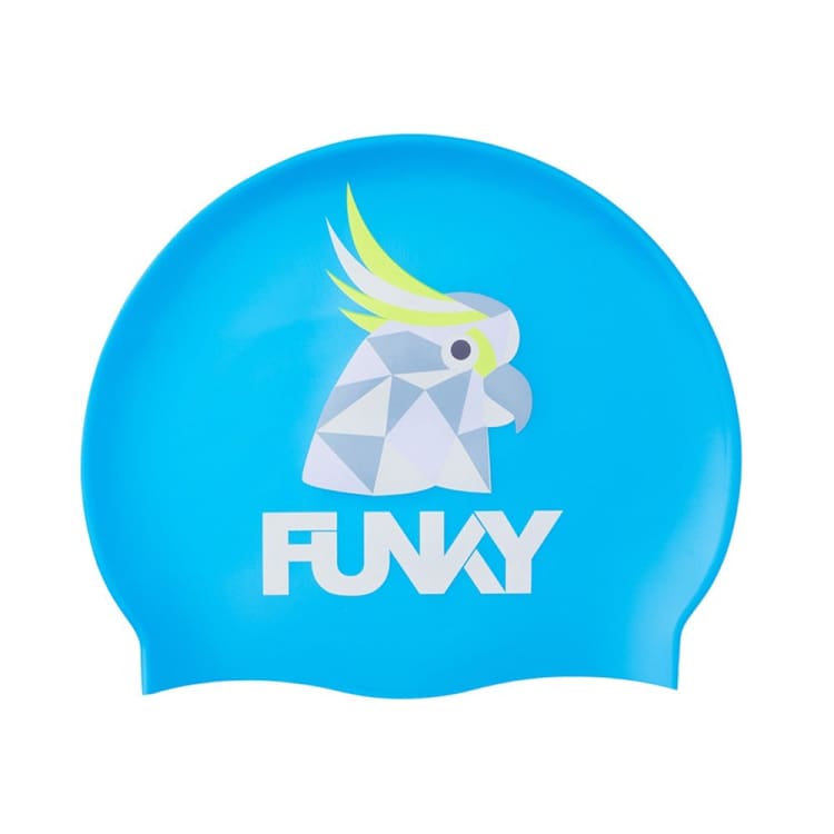 Swim Caps: Funky Silicone Swim Cap-Cocky - Funky / Cocky / ON / Accessories, Caps, Cocky, Fashion, FUNKY | FYG017N7126700