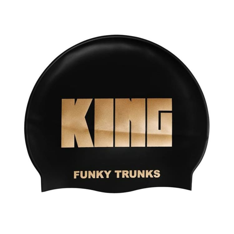 Swim Caps: Funky Silicone Swim Cap-Crown Jewels - Funky / Crown Jewels / ON / Accessories, Caps, Crown Jewels, Fashion, FUNKY | FT990246500
