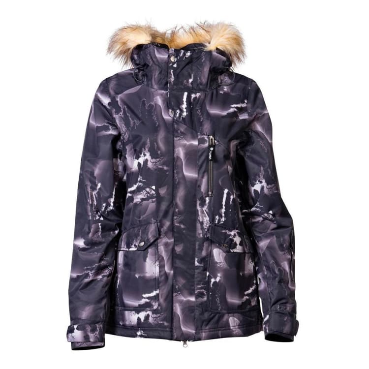 Jackets / Snow: NIKITA Women Hawthorne Print Snow Jacket-Blackout - NIKITA / S / Blackout / 2021, Blackout, Clothing, Ice & Snow, Jackets | 