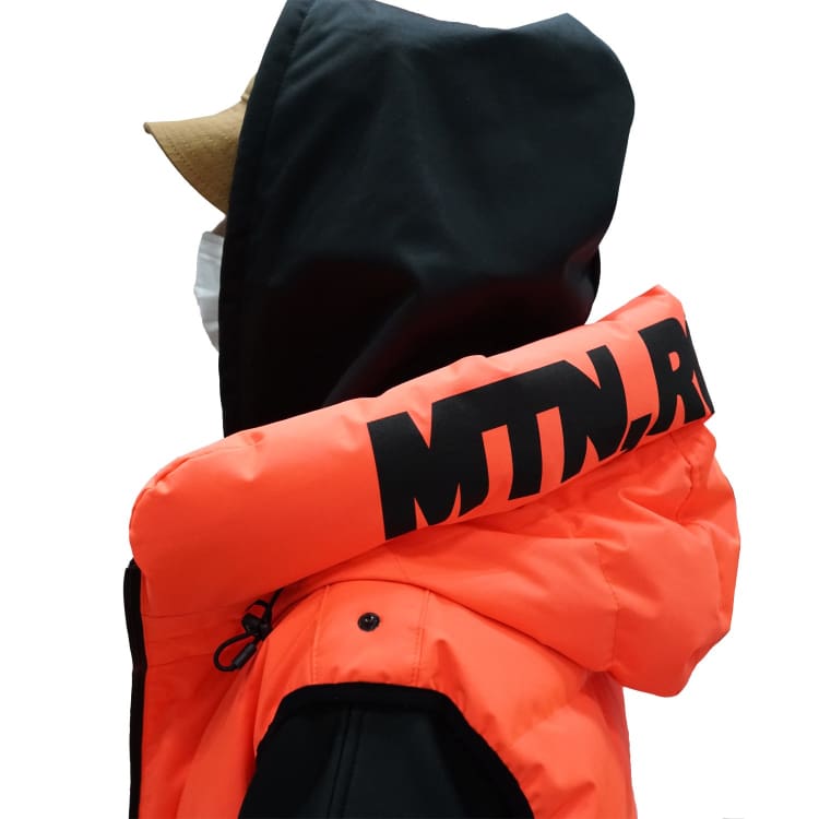 Jackets / Snow: PLANB PROJECT Down Vest Jacket (Japanese Brand) Burning Orange [Unisex] - 2021, Clothing, Ice & Snow, Jackets, Jackets / 