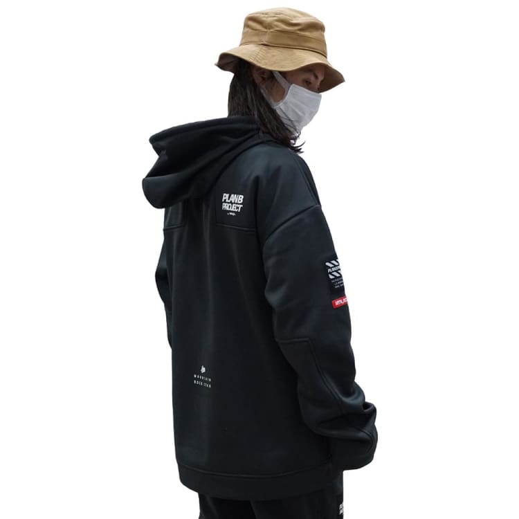 Hoodies & Sweaters: PLANB PROJECT M2 Waterproof Hooded (Japanese Brand) Black [Unisex] - 2021, Black, Clothing, Hoodies & Sweaters, Ice & 