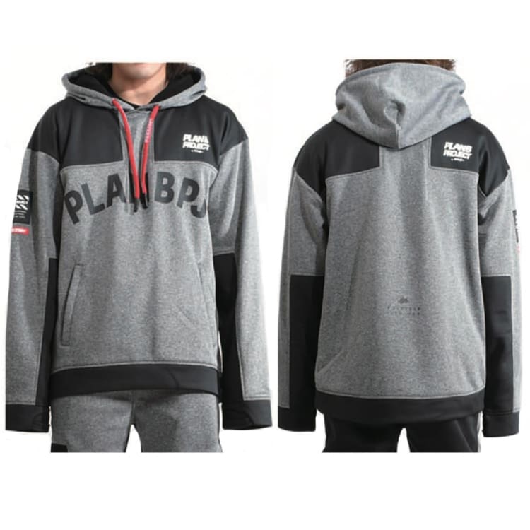 Hoodies & Sweaters: PLANB PROJECT M2 Waterproof Hooded (Japanese Brand) Gray [Unisex] - 2021, Black, Clothing, Gray, Hoodies & Sweaters | 