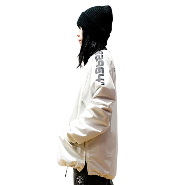 Mid Layers / Top: [ PRE-ORDER ] PLANB PROJECT Piste Insulated Jacket (Japanese Brand) White [Unisex] - 1920 Clothing Ice & Snow Mens Mid