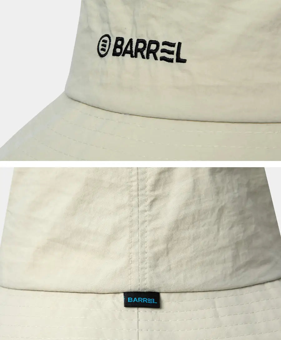 Barrel Basic Solid Bucket Hat-BEIGE_image1