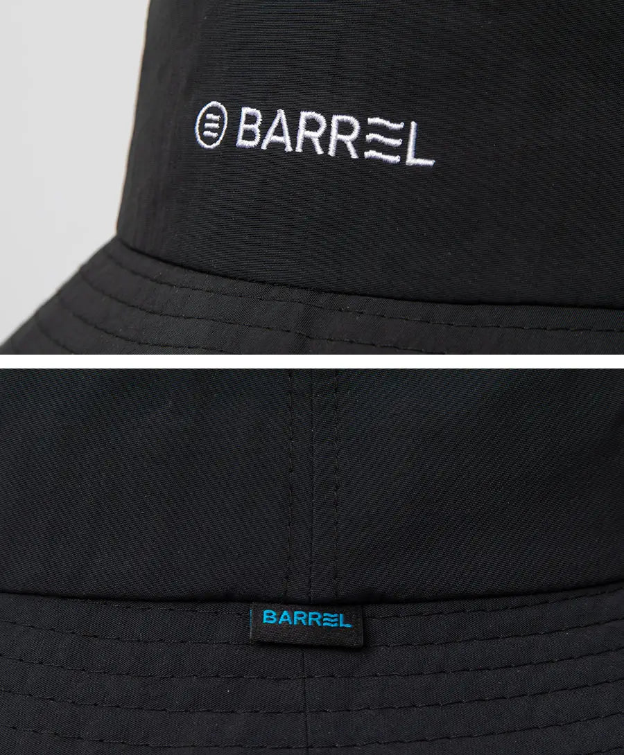 Barrel Basic Solid Bucket Hat-BLACK_image1
