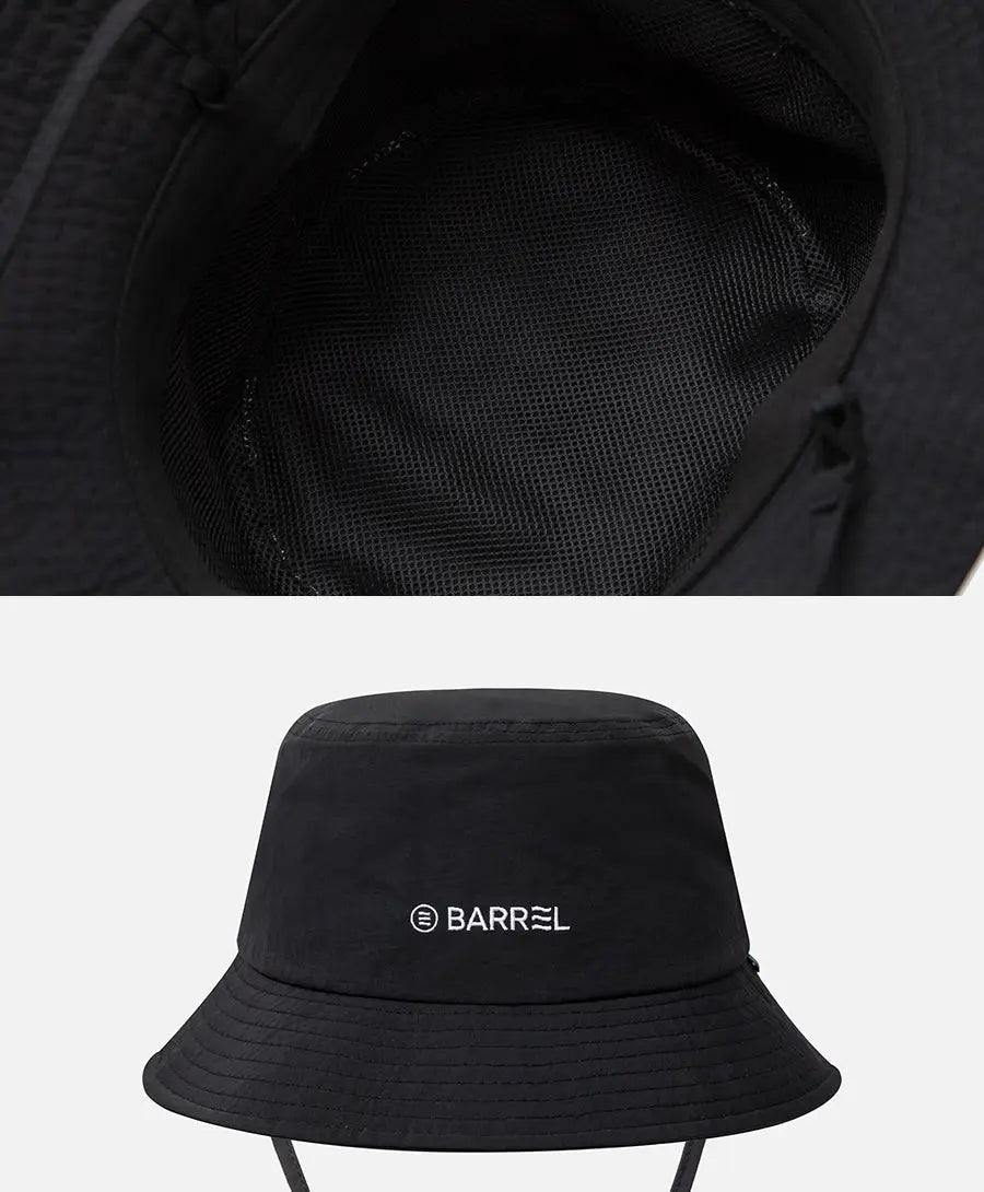 Barrel Basic Solid Bucket Hat-BLACK_image2