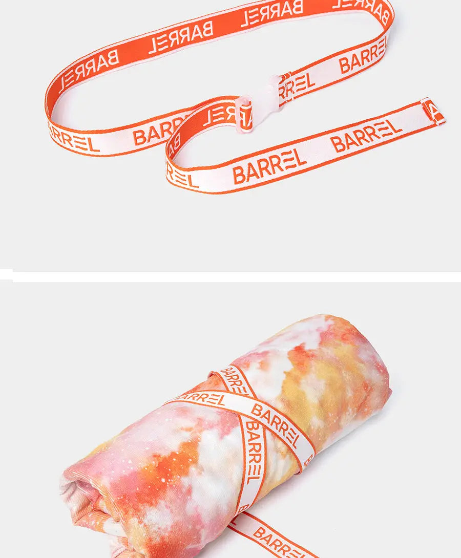 Barrel Unisex Cloud Zip-Up Poncho Towel-ORANGE_image4