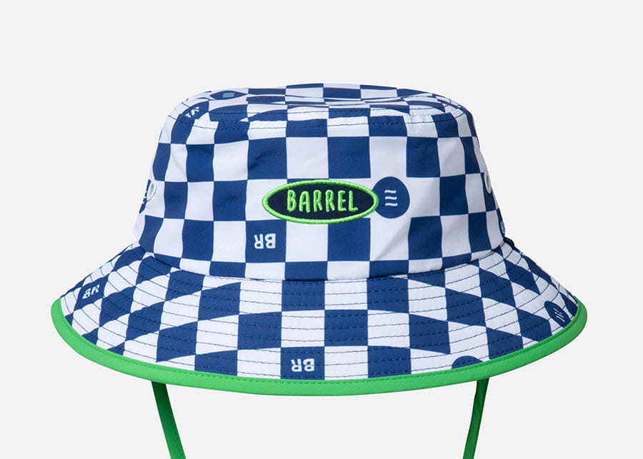 Barrel Kids Block Surf Bucket Hat-NAVY_image1