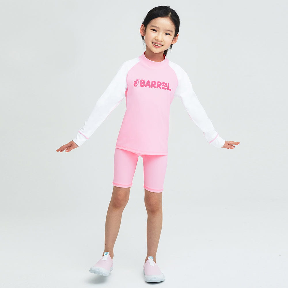 Barrel Kids Essential Half Water Leggings-PINK_image1