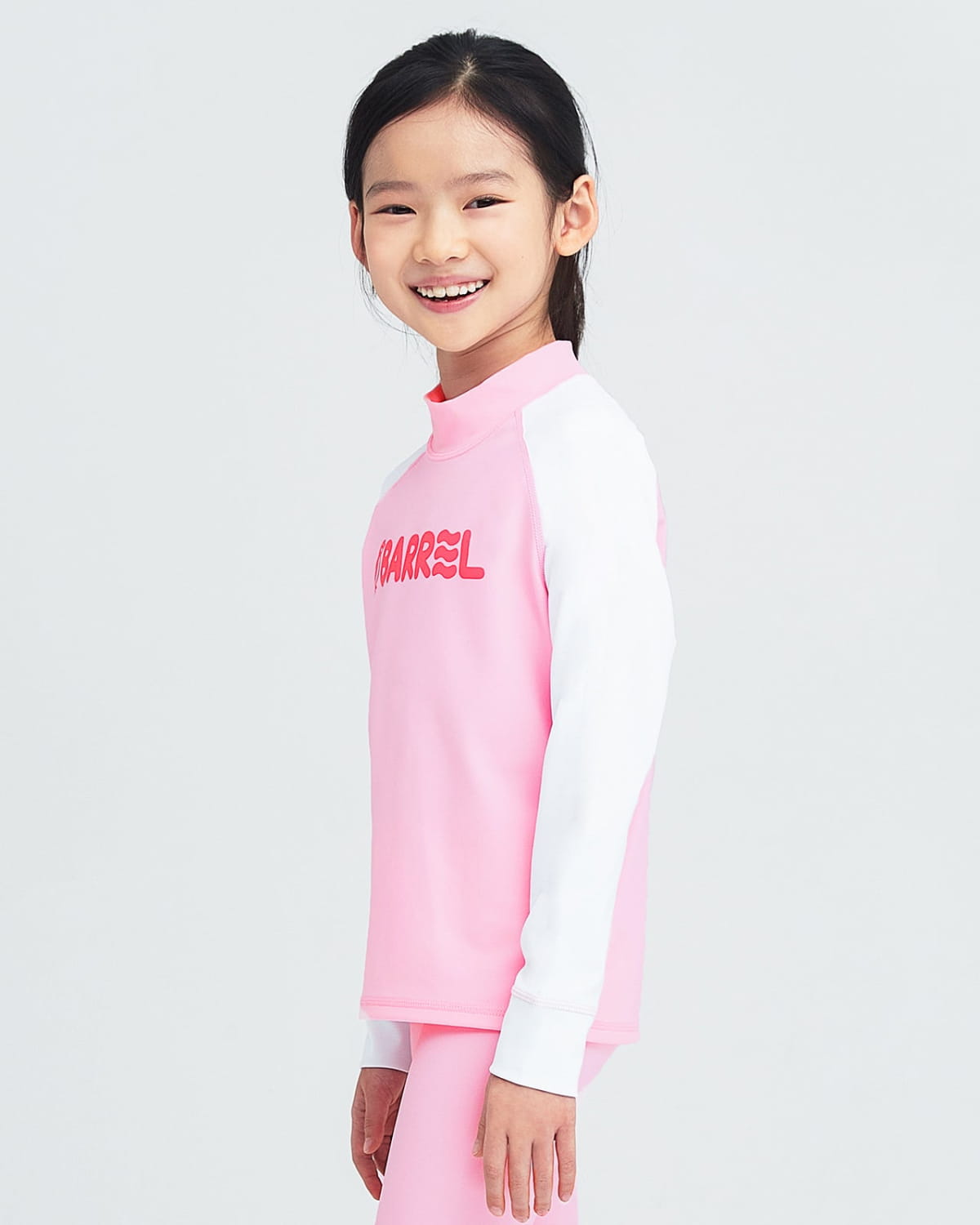 Barrel Kids Essential Rash Guard-PINK_image2