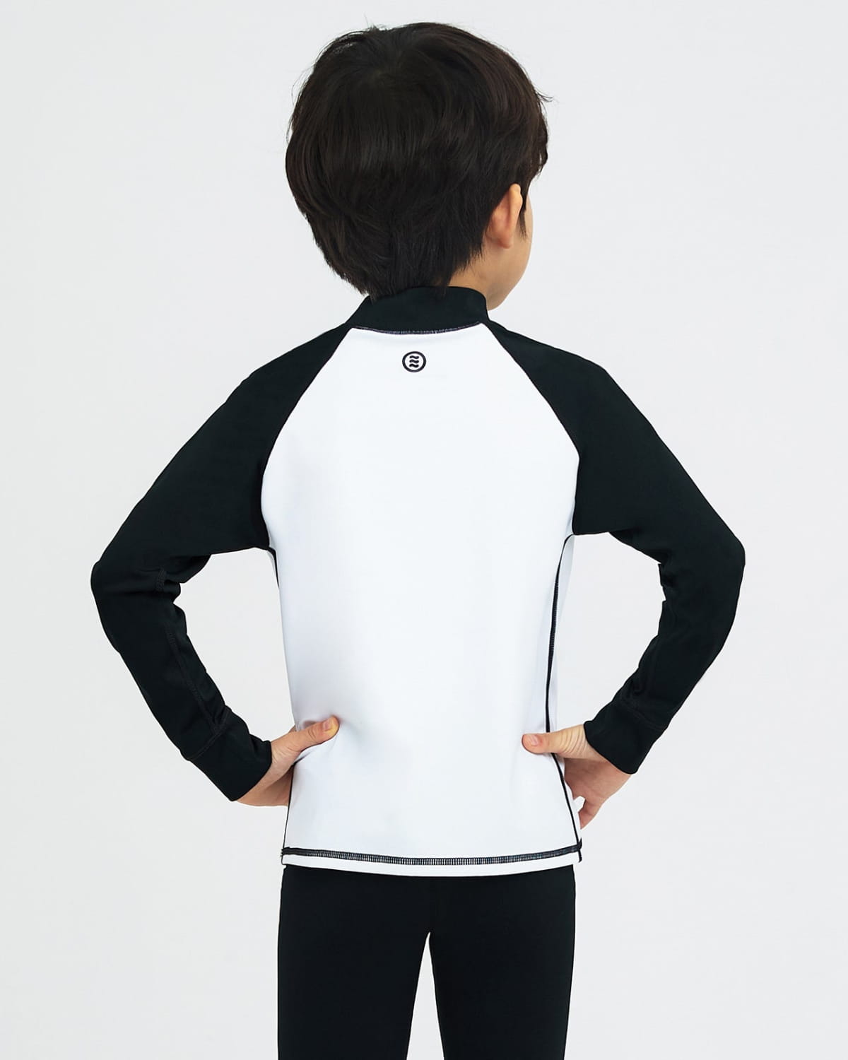 Barrel Kids Essential Rash Guard-WHITE_image2