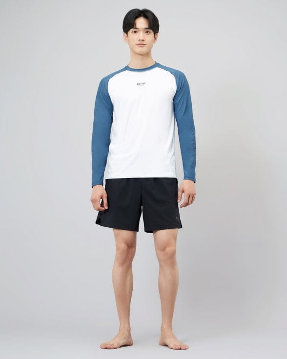 Barrel Mens Abyssal RelaxFit Rashguard-WHITE_image3