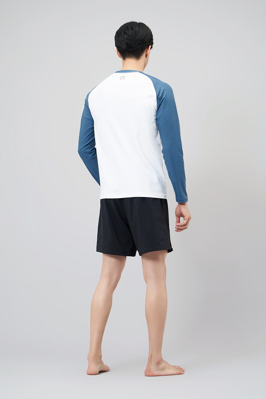 Barrel Mens Abyssal RelaxFit Rashguard-WHITE_image5