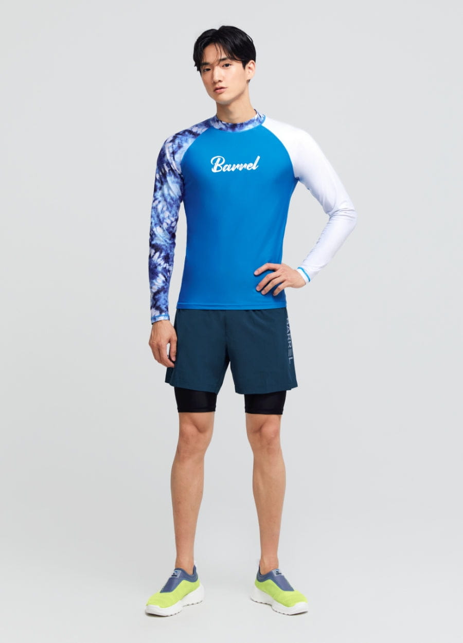 Barrel Mens Ocean Pattern Rashguard-LEAF_image2