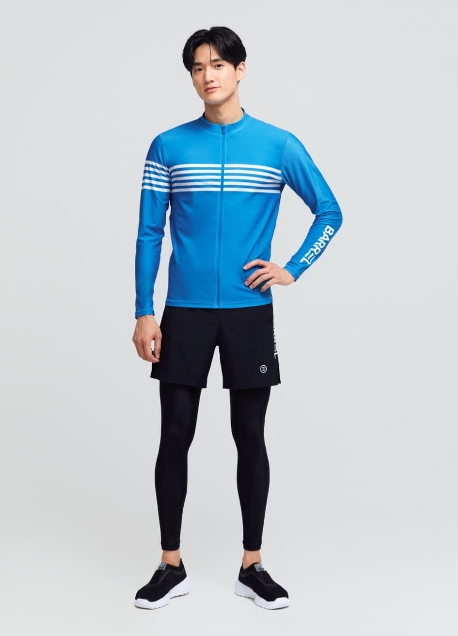 Barrel Mens Ocean ZipUp Rashguard-BLUE_image_2