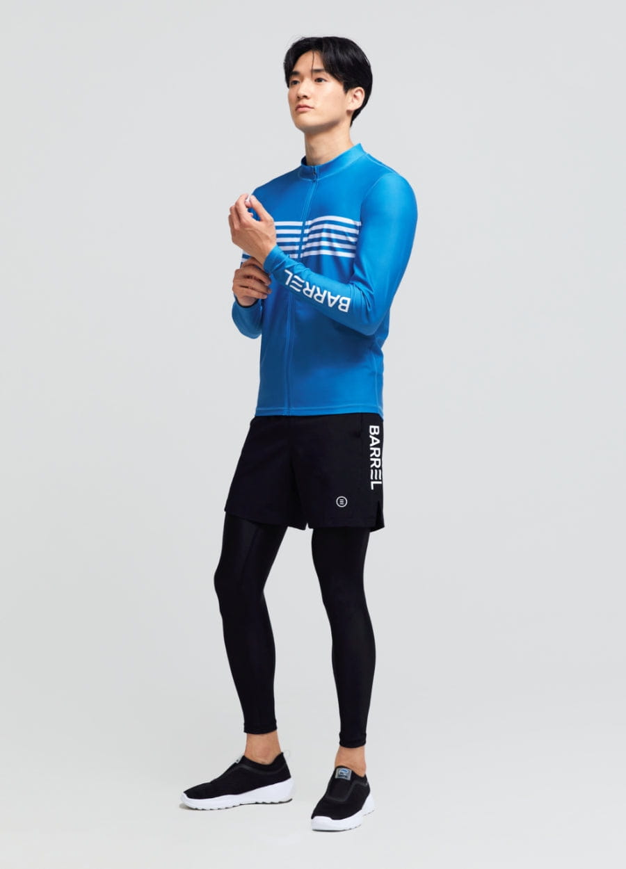 Barrel Mens Ocean ZipUp Rashguard-BLUE_image_3