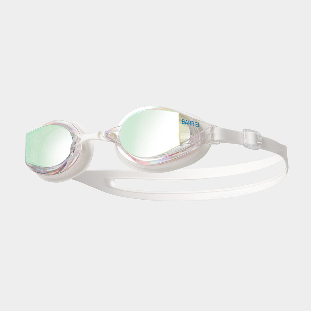 Barrel Prism Mirror Swim Goggles-AURORA/WHITE_image1