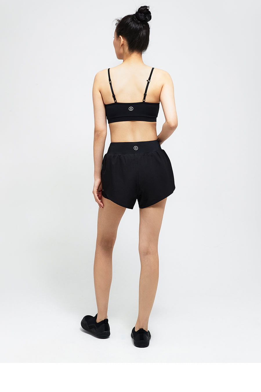 Barrel Women Essential Active Bra Top-BLACK_image2