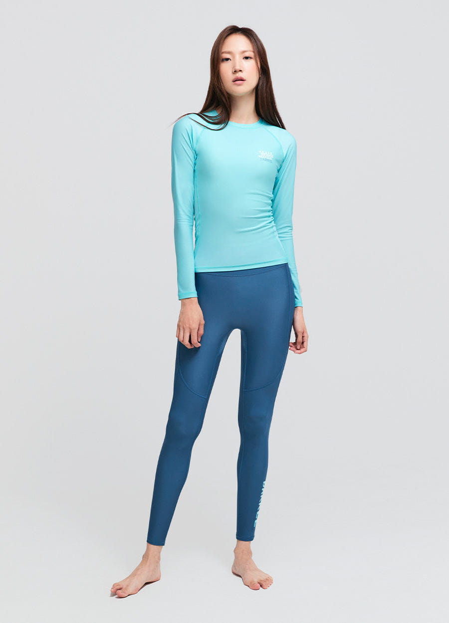 Barrel Womens Essential Water Leggings-BLUE_image1