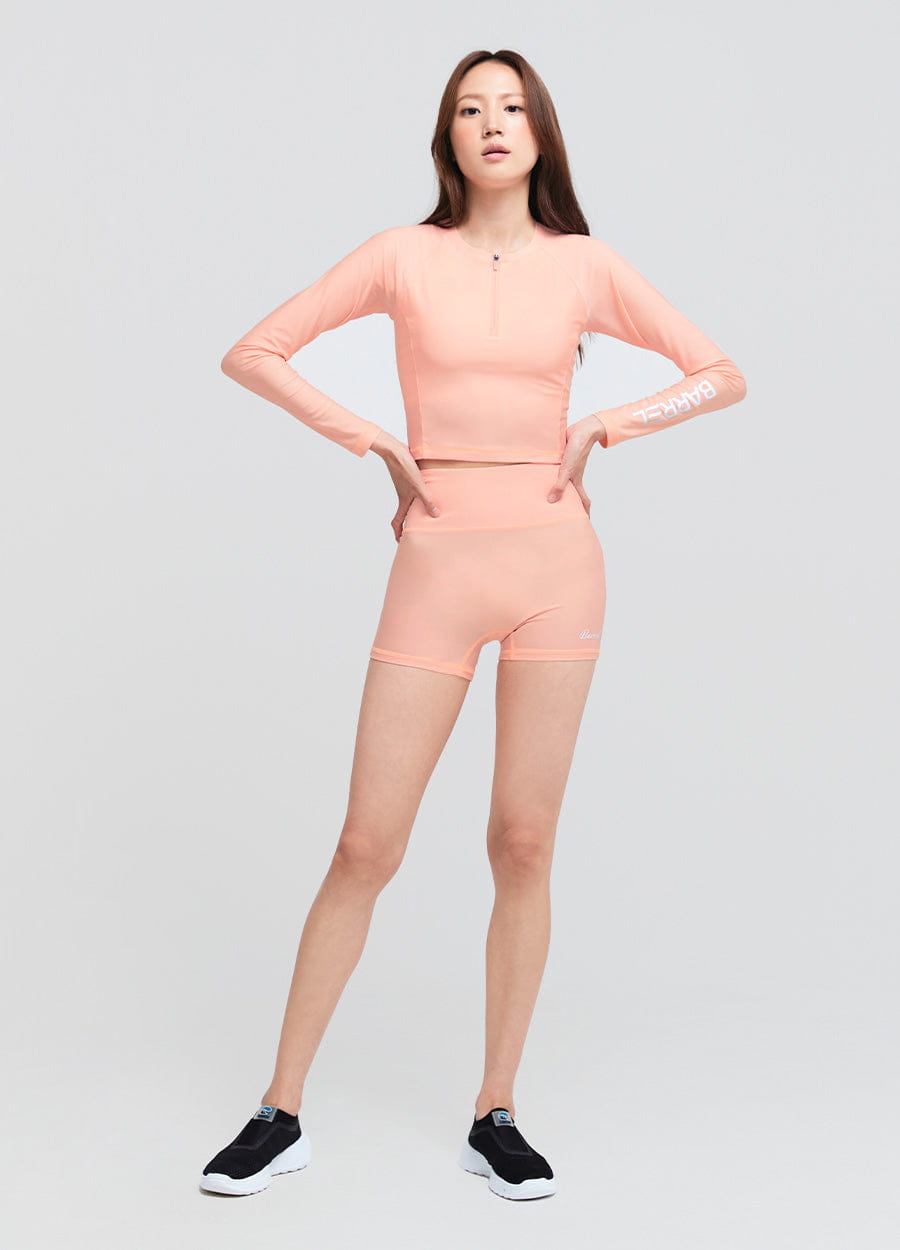 Barrel Womens Ocean Highcut Water Leggings-CORAL_image1