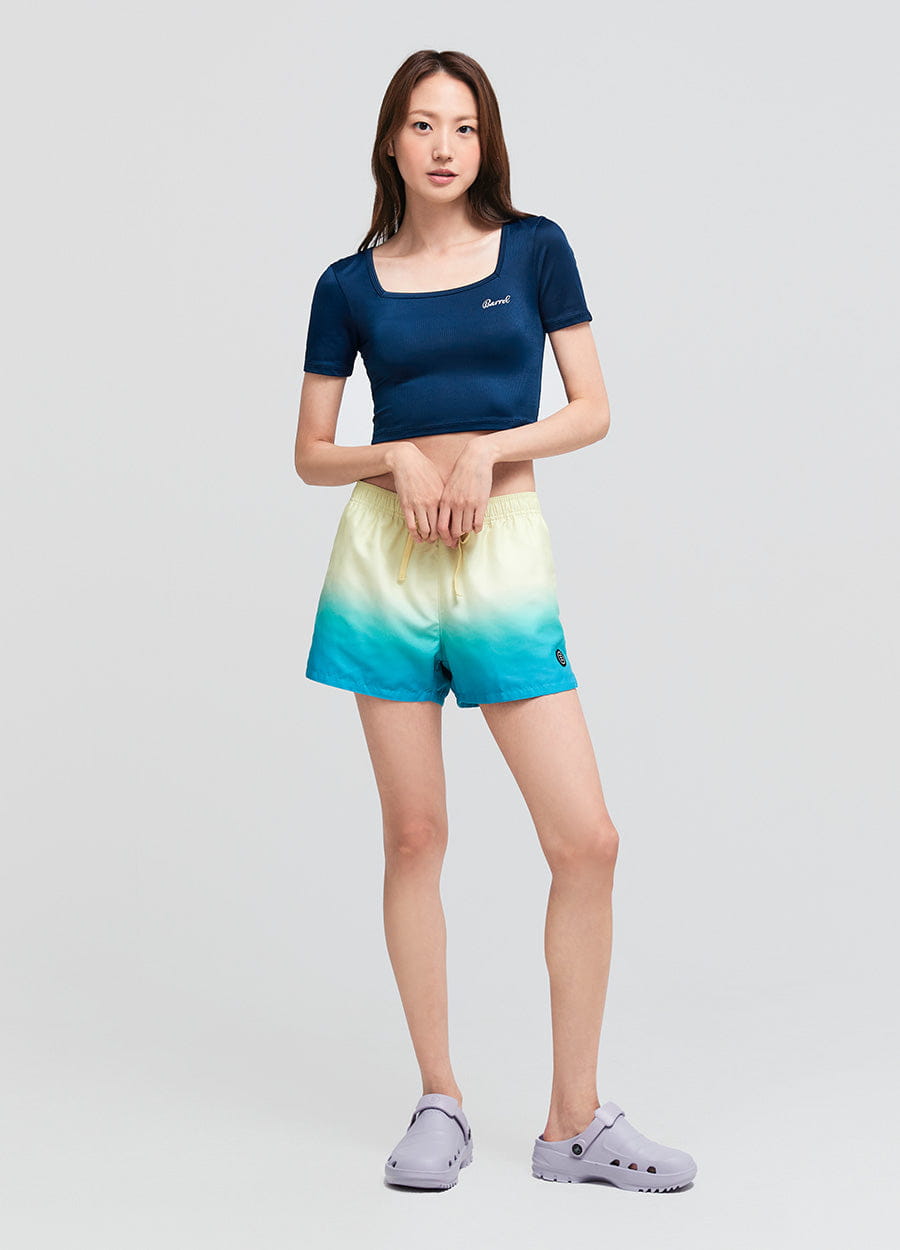 Barrel Womens Ocean Water Shorts-YELLOW_image1