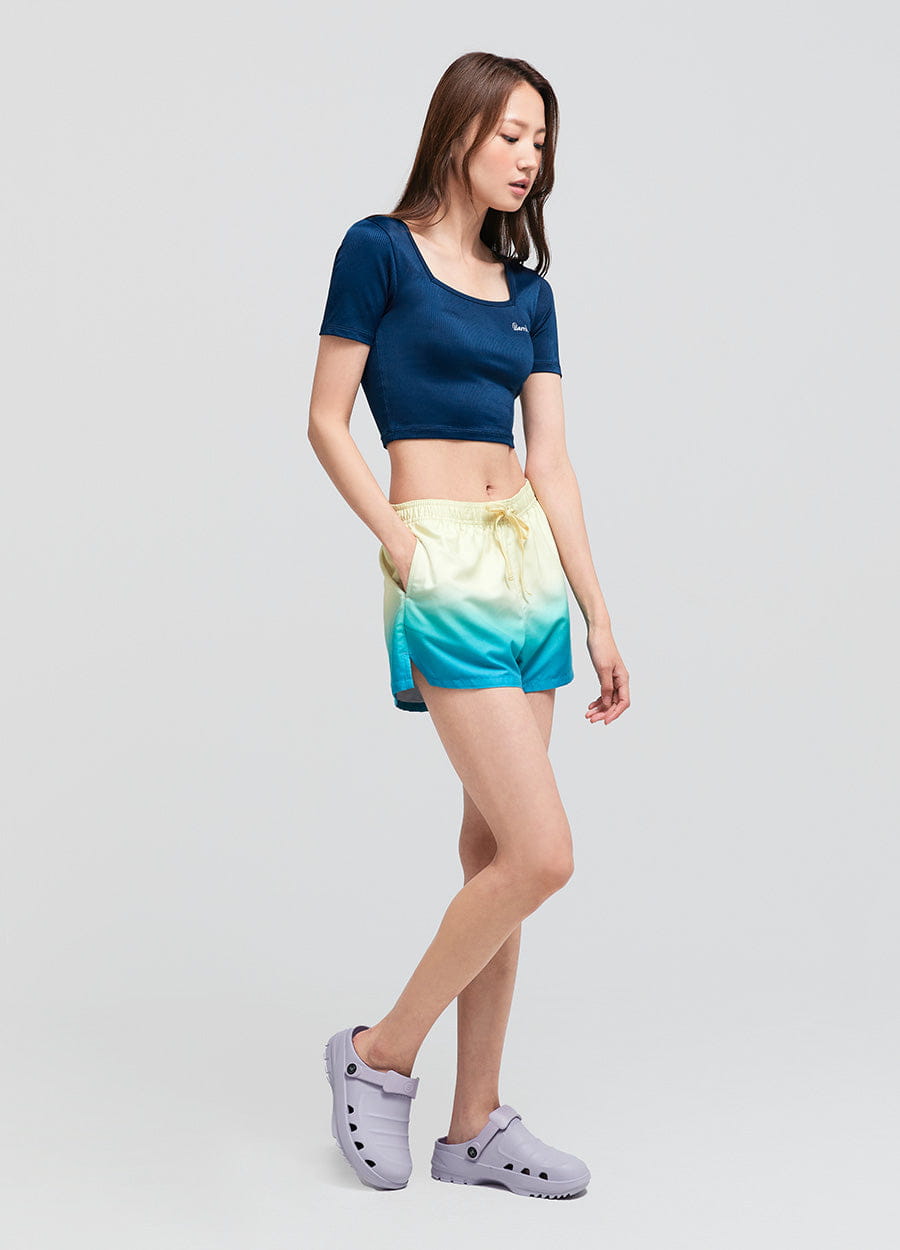 Barrel Womens Ocean Water Shorts-YELLOW_image3