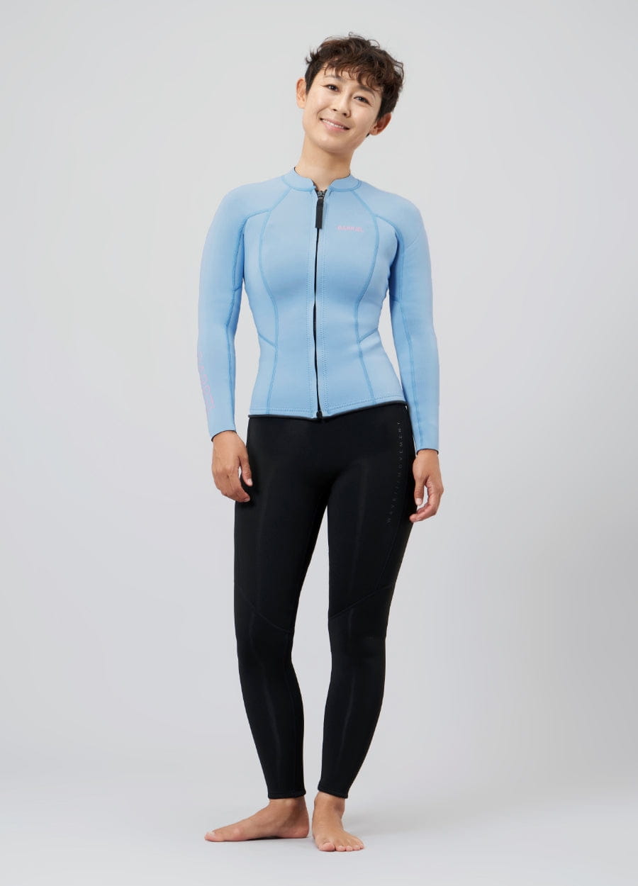Barrel Womens Standard 2mm Neoprene Jacket-BLUE_image1