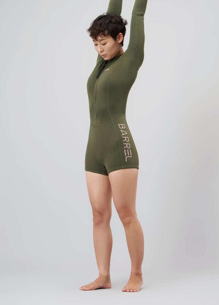 Barrel Womens Standard 2mm Springsuit-OLIVE_image3