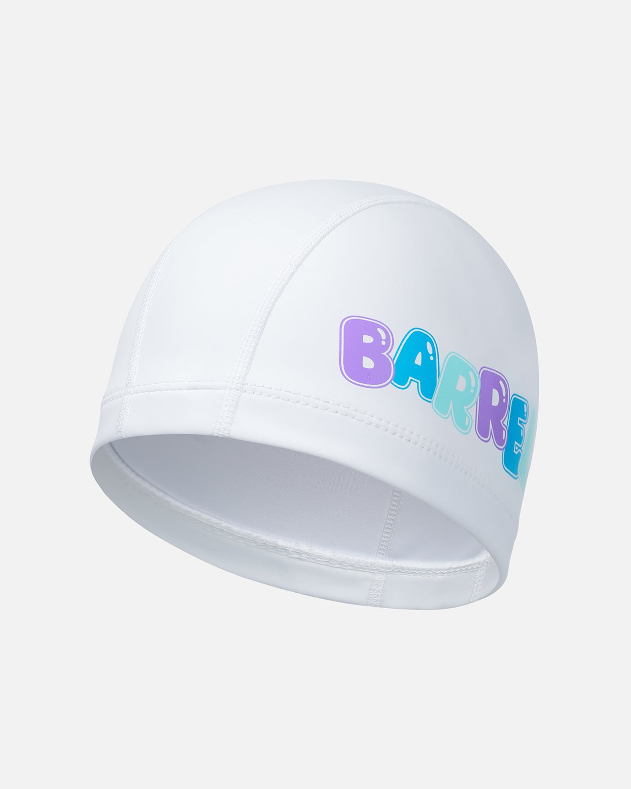Barrel Ballon Silitex Swim Cap-WHITE_image1