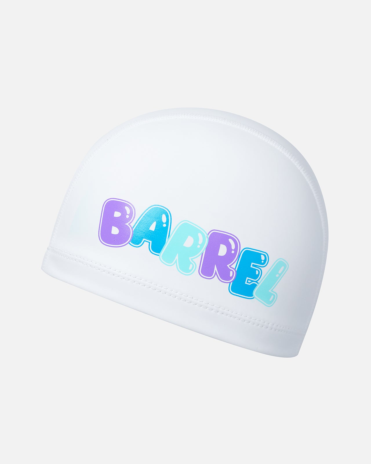 Barrel Ballon Silitex Swim Cap-WHITE_image2
