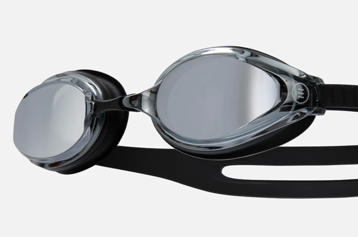 Barrel Comfort Racer Mirror Swim Goggles-BLACK4