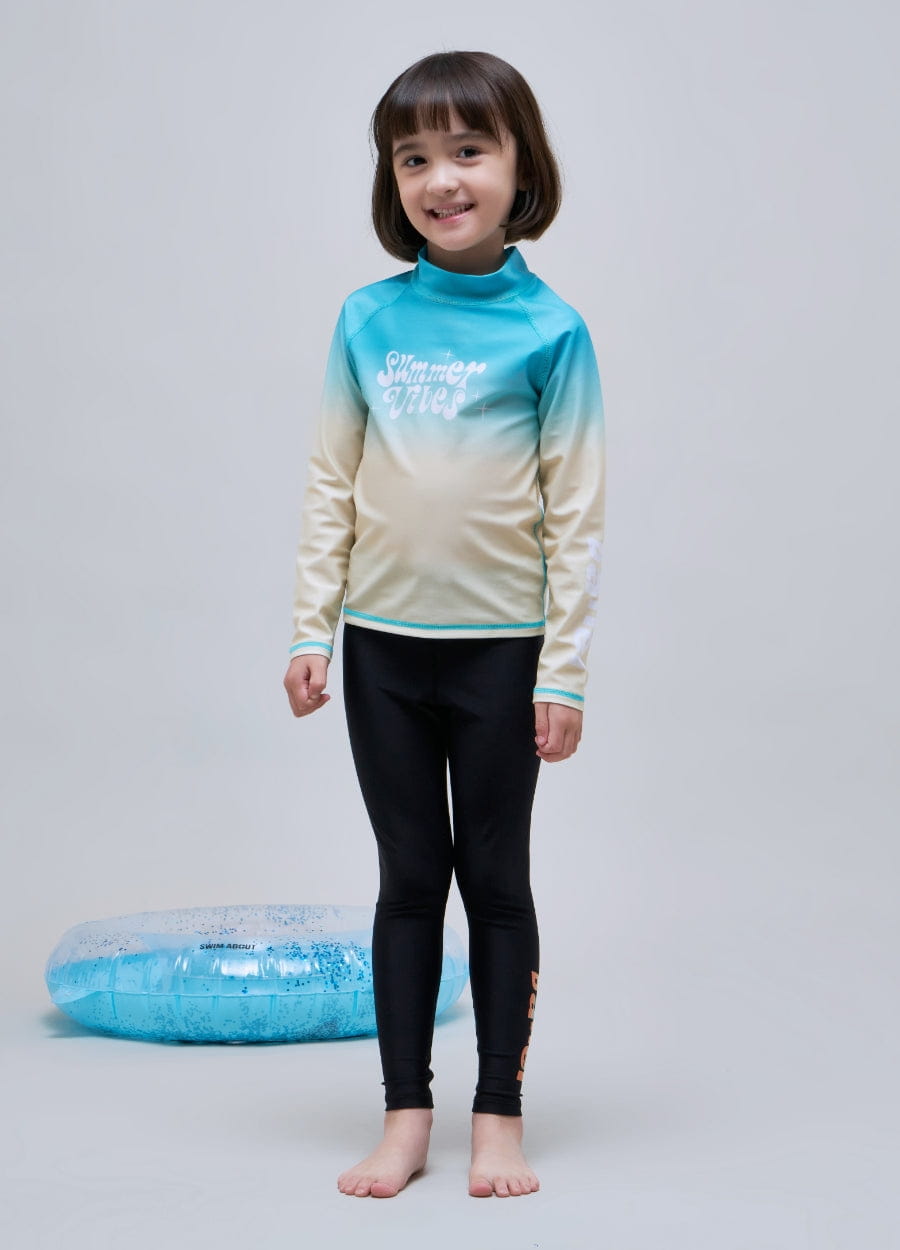 Barrel KIDS OCEAN RASHGUARD_ BLUE_image4