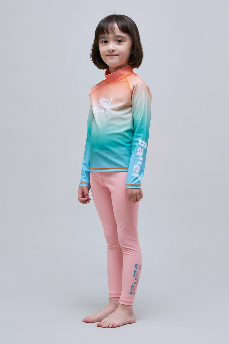 Barrel KIDS OCEAN RASHGUARD_ ORANGE_image2