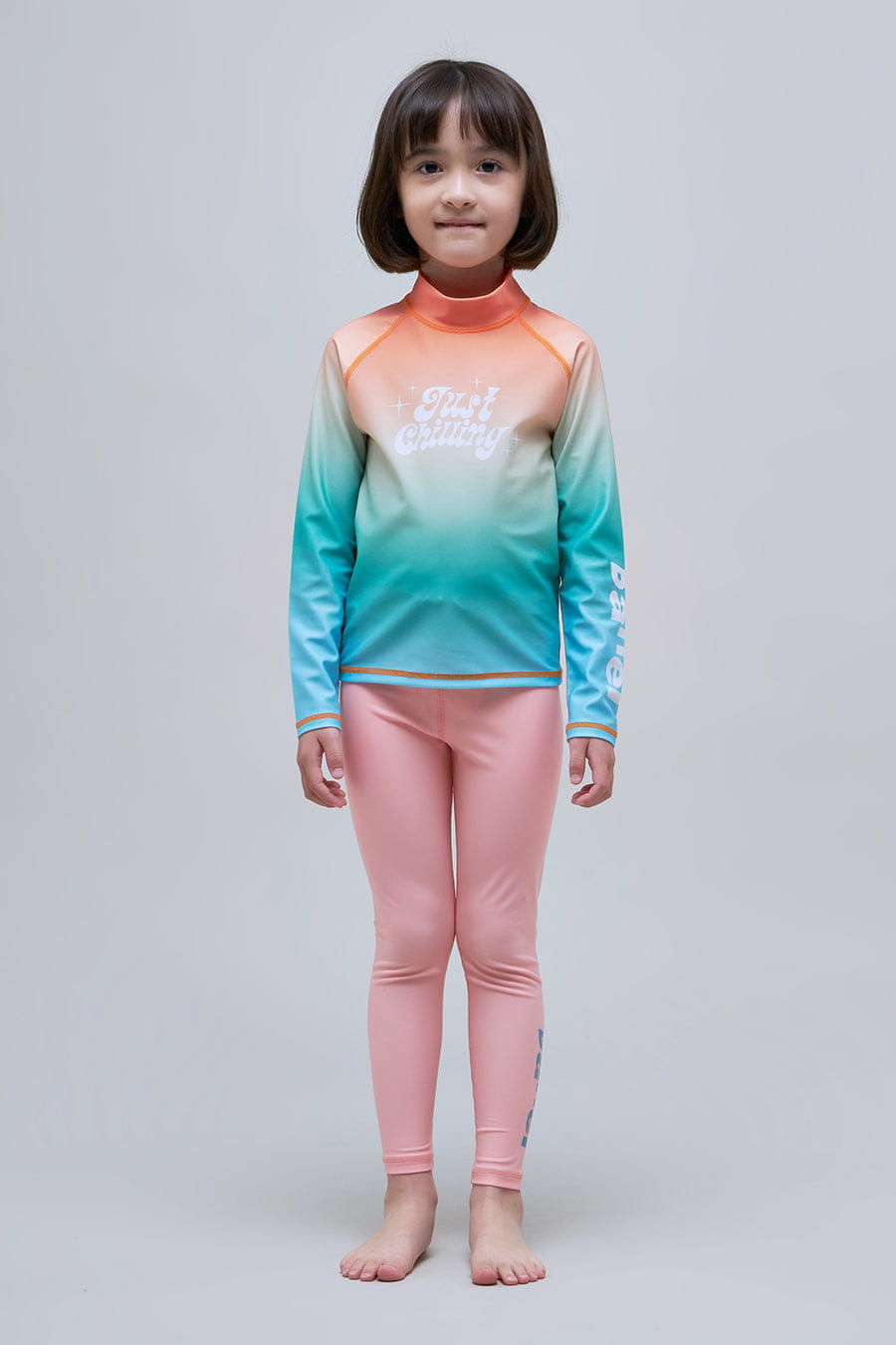 Barrel KIDS OCEAN WATER LEGGINGS_CORAL_image1