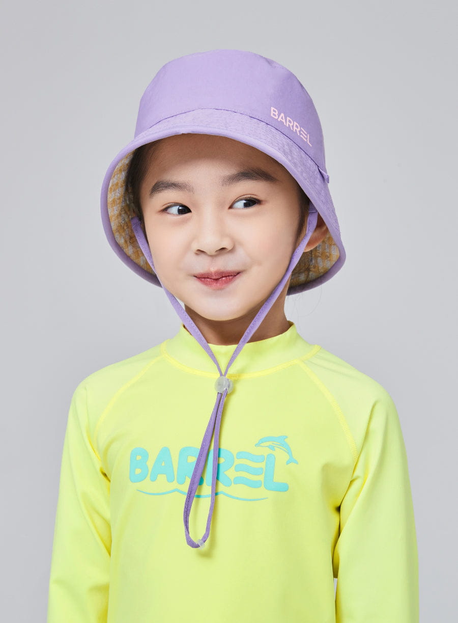 Barrel Kids Reversible Aqua Bucket Hat-LAVENDER_image1