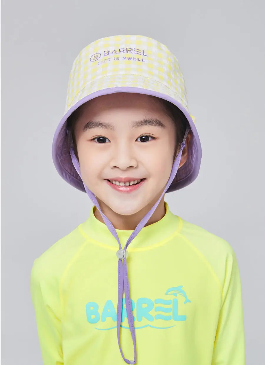 Barrel Kids Reversible Aqua Bucket Hat-LAVENDER_image2