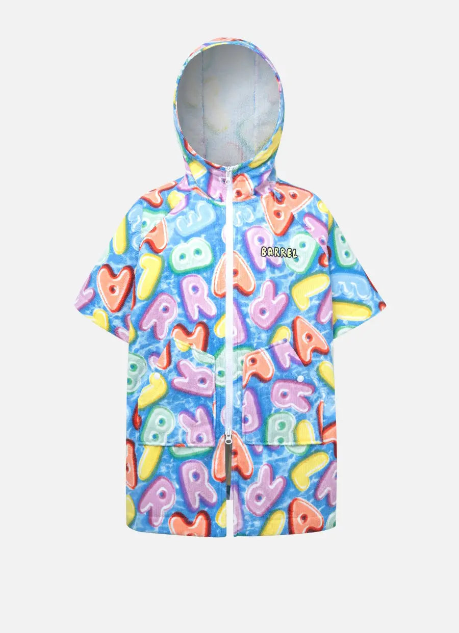 Barrel Kids Swell ZipUp Poncho Towel-JELLY LOGO_image1