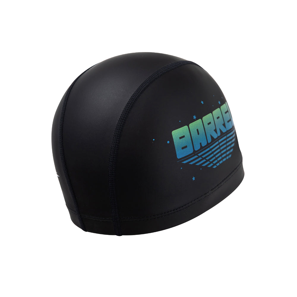 Barrel Kids Universe Silitex Swim Cap-BLACK2
