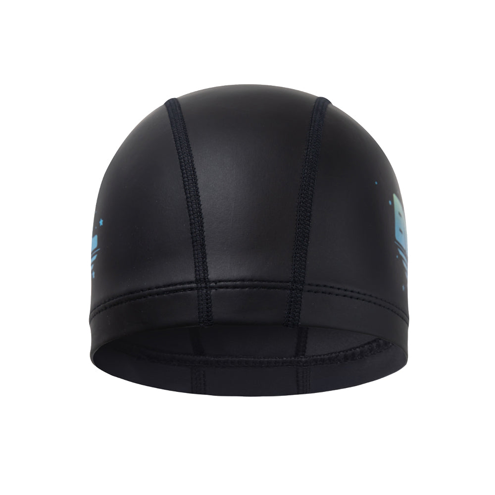 Barrel Kids Universe Silitex Swim Cap-BLACK3